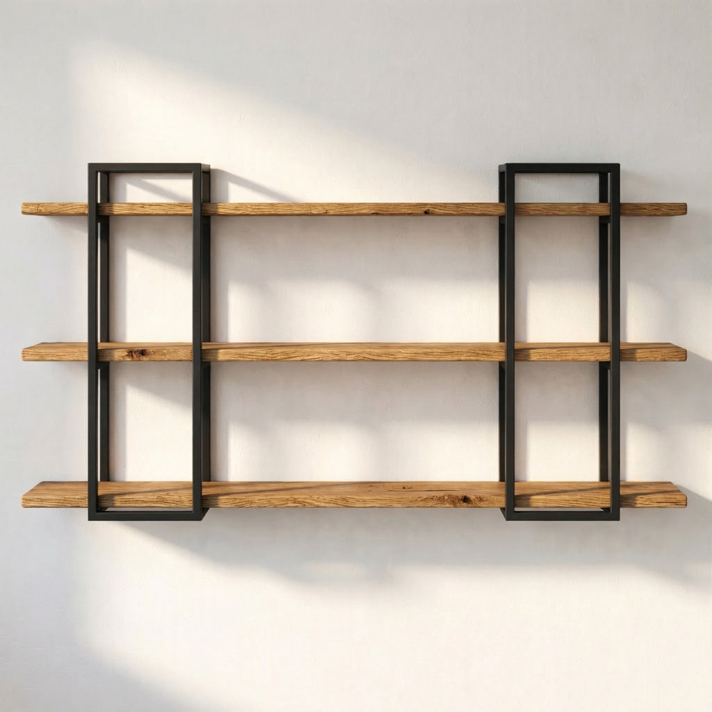 Prateleira VEIN SHELF | Tauari Maciço com Acabamento Acetinado