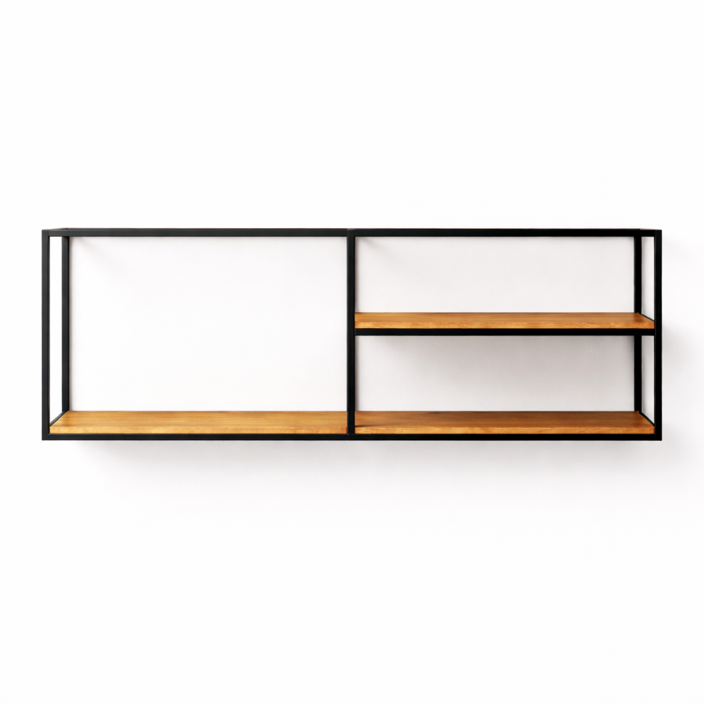 Prateleira TUNDRA | Freijó Maciço com Acabamento Acetinado